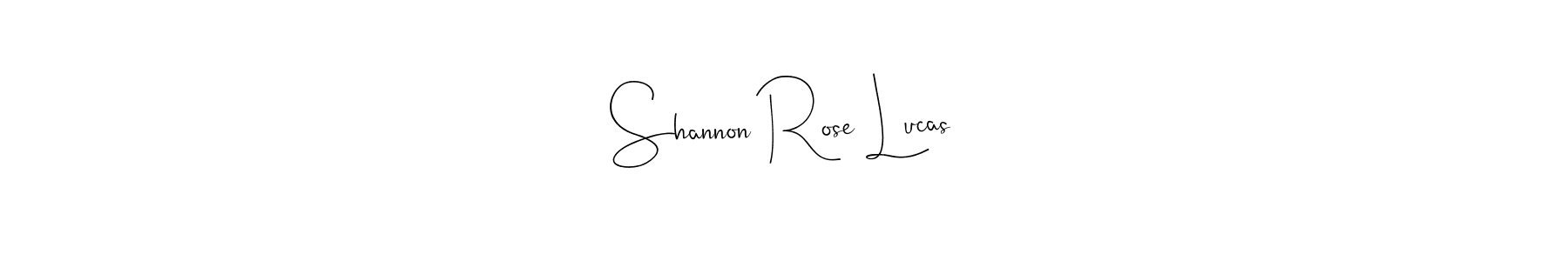 It looks lik you need a new signature style for name Shannon Rose Lucas. Design unique handwritten (Andilay-7BmLP) signature with our free signature maker in just a few clicks. Shannon Rose Lucas signature style 4 images and pictures png