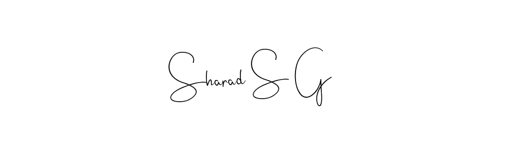 Sharad S G stylish signature style. Best Handwritten Sign (Andilay-7BmLP) for my name. Handwritten Signature Collection Ideas for my name Sharad S G. Sharad S G signature style 4 images and pictures png