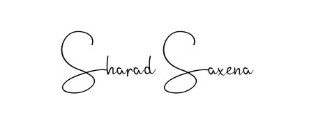 Discover how Sharad Saxena looks in an executive cursive font (Andilay-7BmLP). Perfect for legal documents, invoices, and certificates. Sharad Saxena signature style 4 images and pictures png