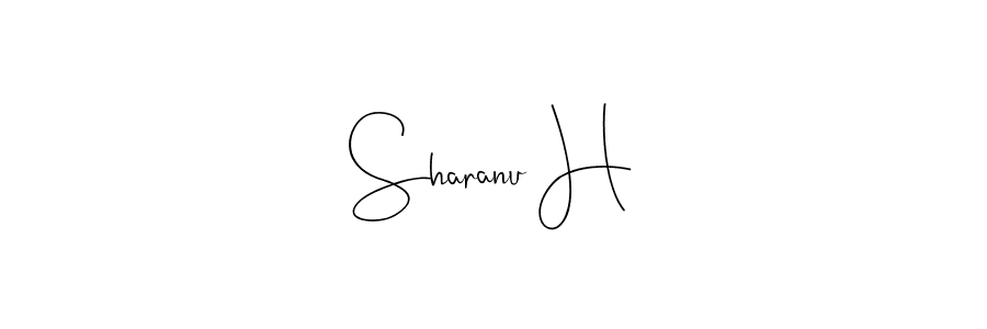 Make a beautiful signature design for name Sharanu H. Use this online signature maker to create a handwritten signature for free. Sharanu H signature style 4 images and pictures png
