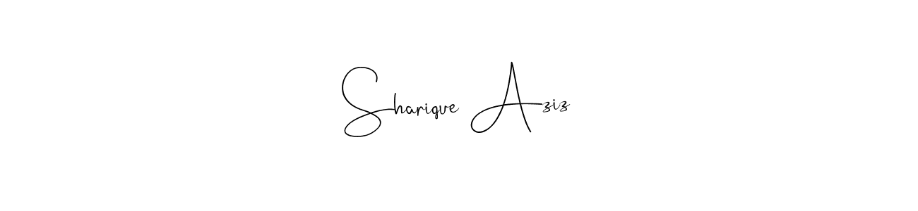 Best and Professional Signature Style for Sharique Aziz. Andilay-7BmLP Best Signature Style Collection. Sharique Aziz signature style 4 images and pictures png