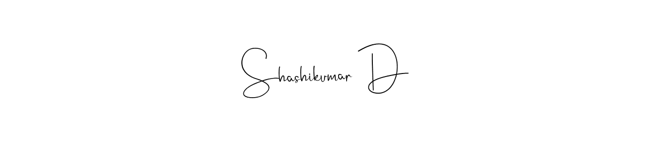 Shashikumar D stylish signature style. Best Handwritten Sign (Andilay-7BmLP) for my name. Handwritten Signature Collection Ideas for my name Shashikumar D. Shashikumar D signature style 4 images and pictures png