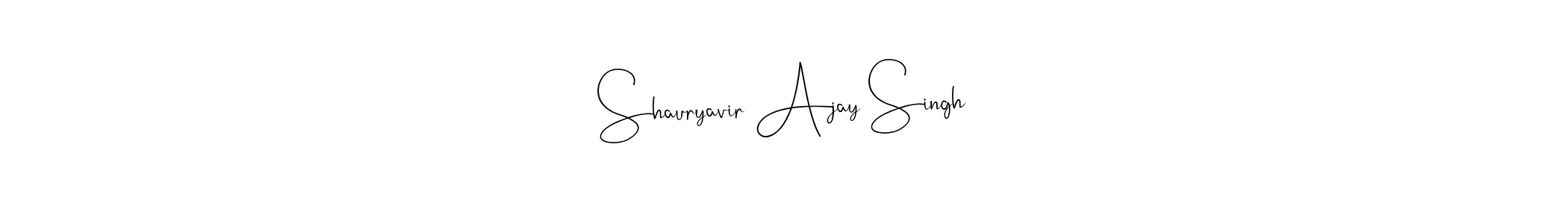 See photos of Shauryavir Ajay Singh official signature by Spectra . Check more albums & portfolios. Read reviews & check more about Andilay-7BmLP font. Shauryavir Ajay Singh signature style 4 images and pictures png