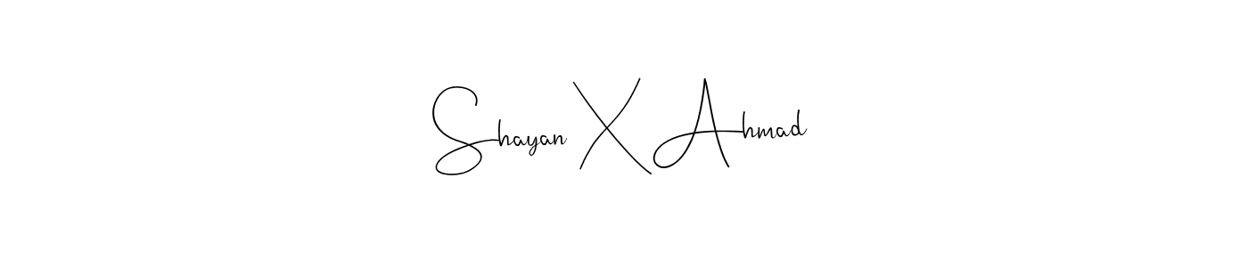 How to Draw Shayan X Ahmad signature style? Andilay-7BmLP is a latest design signature styles for name Shayan X Ahmad. Shayan X Ahmad signature style 4 images and pictures png