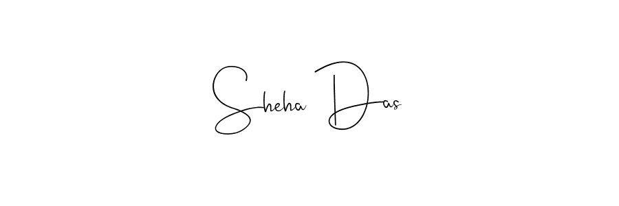 How to make Sheha Das signature? Andilay-7BmLP is a professional autograph style. Create handwritten signature for Sheha Das name. Sheha Das signature style 4 images and pictures png