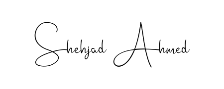 Discover how Shehjad Ahmed looks in an executive cursive font (Andilay-7BmLP). Perfect for legal documents, invoices, and certificates. Shehjad Ahmed signature style 4 images and pictures png