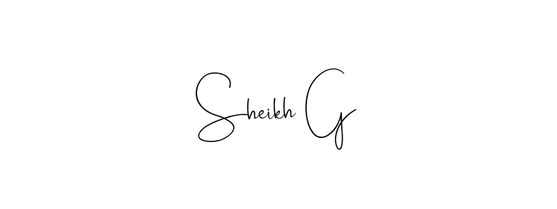 Here are the top 10 professional signature styles for the name Sheikh G. These are the best autograph styles you can use for your name. Sheikh G signature style 4 images and pictures png
