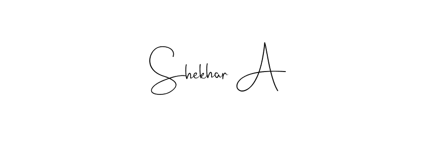 Make a beautiful signature design for name Shekhar A. With this signature (Andilay-7BmLP) style, you can create a handwritten signature for free. Shekhar A signature style 4 images and pictures png