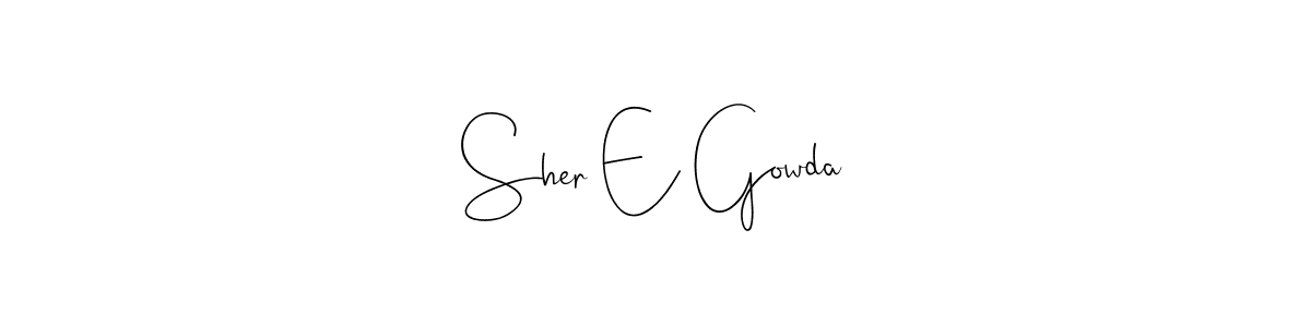 See photos of Sher E Gowda official signature by Spectra . Check more albums & portfolios. Read reviews & check more about Andilay-7BmLP font. Sher E Gowda signature style 4 images and pictures png
