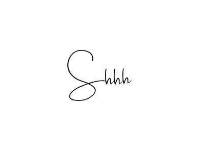 Design your own signature with our free online signature maker. With this signature software, you can create a handwritten (Andilay-7BmLP) signature for name Shhh. Shhh signature style 4 images and pictures png