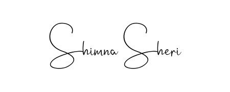Designed for modern professionals: Shimna Sheri name signature crafted with Andilay-7BmLP script. Ready for digital PDF workflows. Shimna Sheri signature style 4 images and pictures png