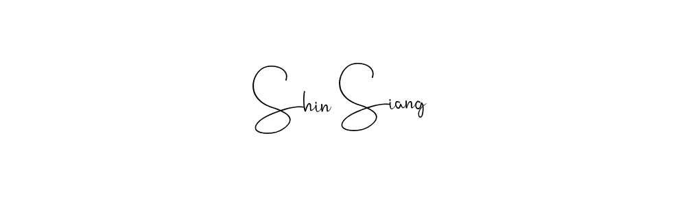 Make a beautiful signature design for name Shin Siang. Use this online signature maker to create a handwritten signature for free. Shin Siang signature style 4 images and pictures png