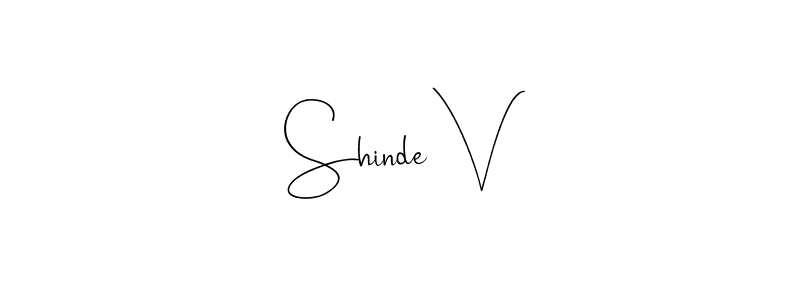 This is the best signature style for the Shinde V name. Also you like these signature font (Andilay-7BmLP). Mix name signature. Shinde V signature style 4 images and pictures png