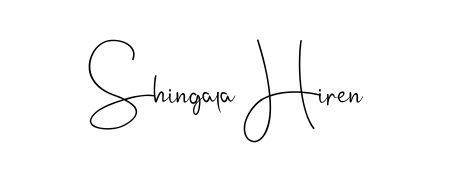 Personalize your online presence with Shingala Hiren signature rendered in elegant Andilay-7BmLP font. Great for website footers and blogs. Shingala Hiren signature style 4 images and pictures png
