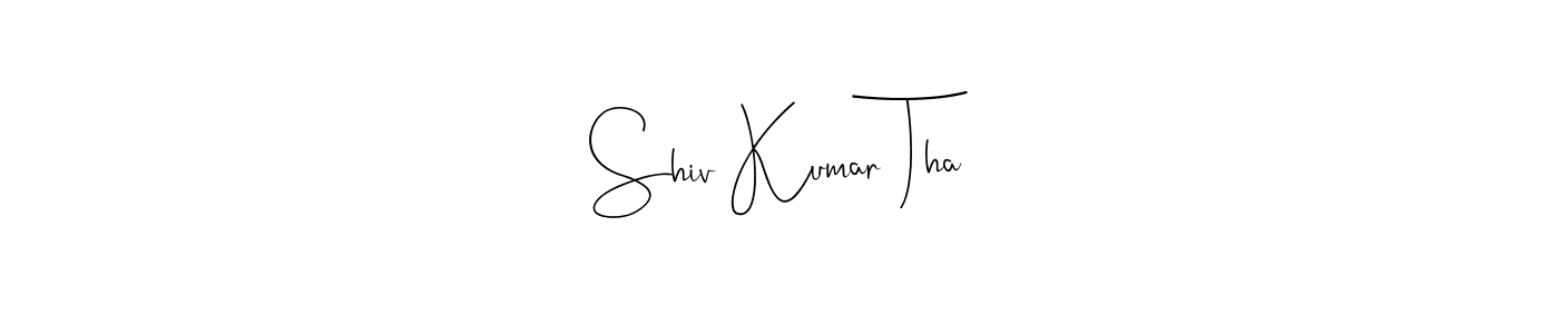 Similarly Andilay-7BmLP is the best handwritten signature design. Signature creator online .You can use it as an online autograph creator for name Shiv Kumar Tha. Shiv Kumar Tha signature style 4 images and pictures png
