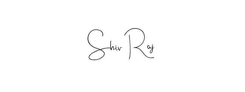 You should practise on your own different ways (Andilay-7BmLP) to write your name (Shiv Raj) in signature. don't let someone else do it for you. Shiv Raj signature style 4 images and pictures png