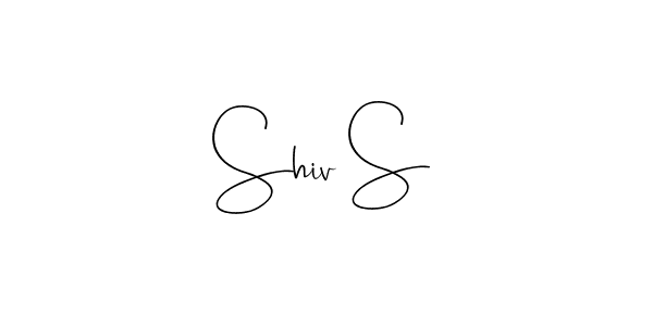 How to Draw Shiv S signature style? Andilay-7BmLP is a latest design signature styles for name Shiv S. Shiv S signature style 4 images and pictures png