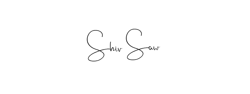 if you are searching for the best signature style for your name Shiv Saw. so please give up your signature search. here we have designed multiple signature styles  using Andilay-7BmLP. Shiv Saw signature style 4 images and pictures png