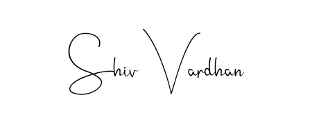 Use a signature maker to create a handwritten signature online. With this signature software, you can design (Andilay-7BmLP) your own signature for name Shiv Vardhan. Shiv Vardhan signature style 4 images and pictures png