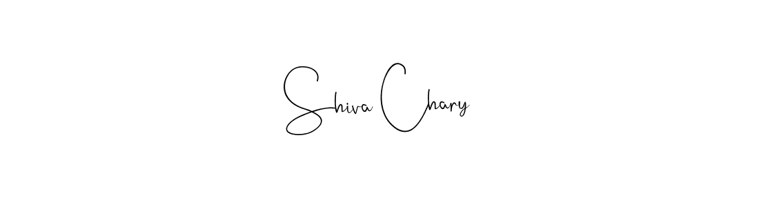 Make a beautiful signature design for name Shiva Chary. With this signature (Andilay-7BmLP) style, you can create a handwritten signature for free. Shiva Chary signature style 4 images and pictures png