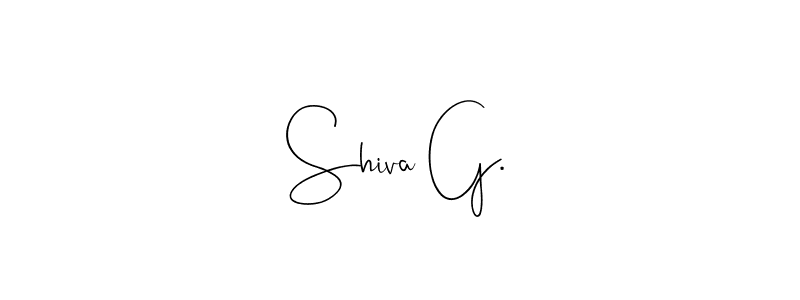 Shiva G. stylish signature style. Best Handwritten Sign (Andilay-7BmLP) for my name. Handwritten Signature Collection Ideas for my name Shiva G.. Shiva G. signature style 4 images and pictures png