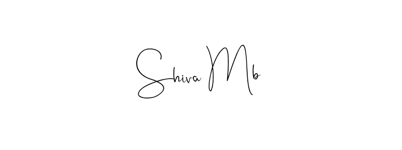 Use a signature maker to create a handwritten signature online. With this signature software, you can design (Andilay-7BmLP) your own signature for name Shiva Mb. Shiva Mb signature style 4 images and pictures png