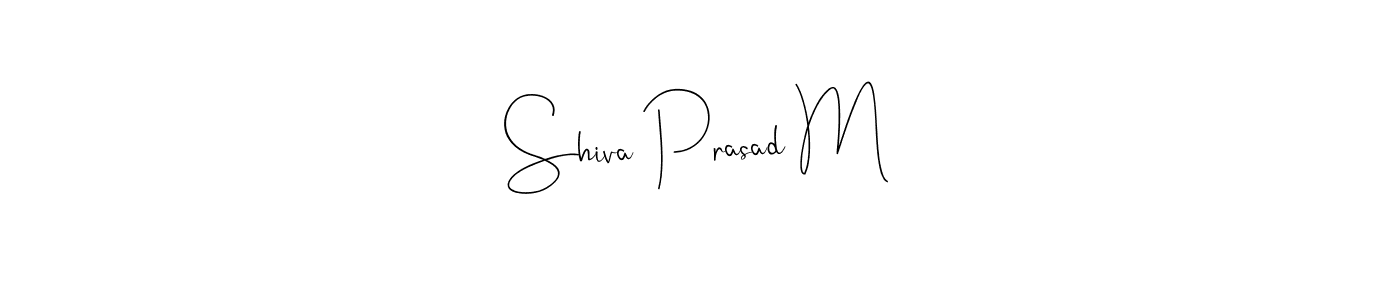 Make a short Shiva Prasad M signature style. Manage your documents anywhere anytime using Andilay-7BmLP. Create and add eSignatures, submit forms, share and send files easily. Shiva Prasad M signature style 4 images and pictures png