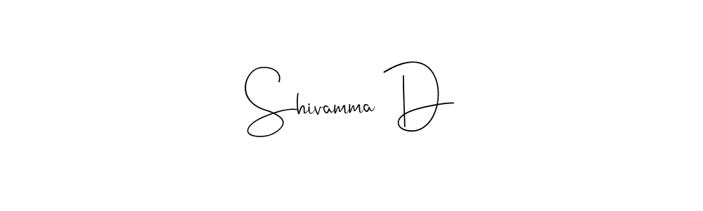 Also You can easily find your signature by using the search form. We will create Shivamma D name handwritten signature images for you free of cost using Andilay-7BmLP sign style. Shivamma D signature style 4 images and pictures png