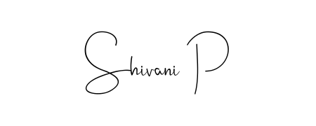An effortless, minimalist signature concept for Shivani P using Andilay-7BmLP design. Clean lines that look great on any document. Shivani P signature style 4 images and pictures png