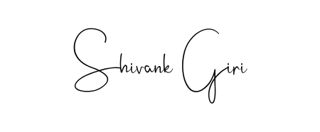 You should practise on your own different ways (Andilay-7BmLP) to write your name (Shivank Giri) in signature. Don't let someone else do it for you. Shivank Giri signature style 4 images and pictures png