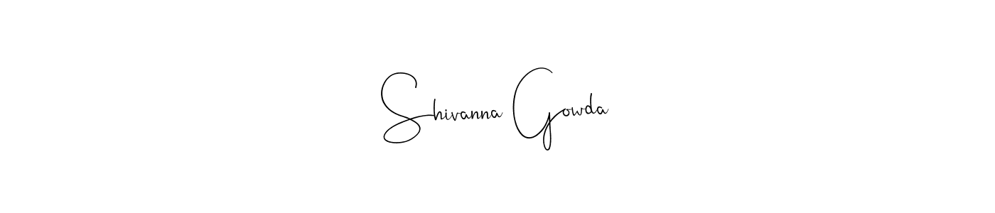Design your own signature with our free online signature maker. With this signature software, you can create a handwritten (Andilay-7BmLP) signature for name Shivanna Gowda. Shivanna Gowda signature style 4 images and pictures png