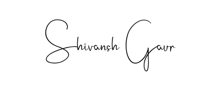 Here are the top professional signature styles for the name Shivansh Gaur. These are the best autograph styles you can use for your name. Shivansh Gaur signature style 4 images and pictures png