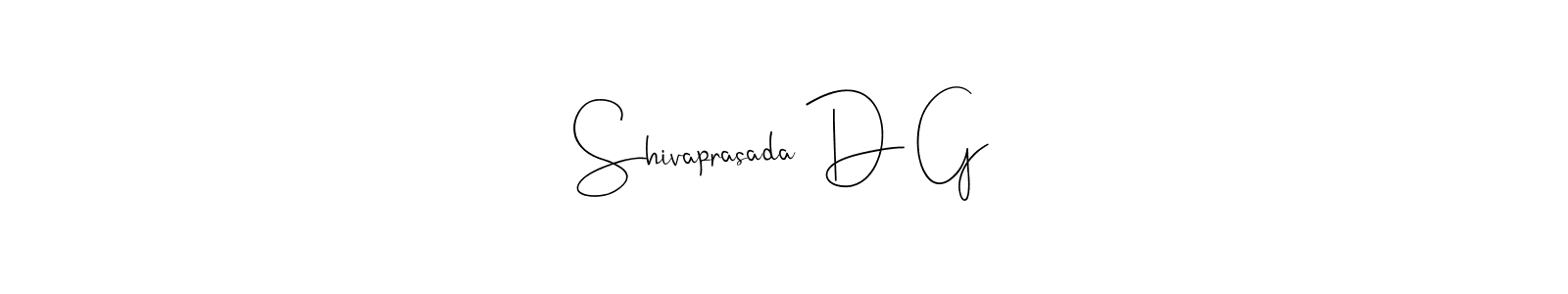 The best way (Andilay-7BmLP) to make a short signature is to pick only two or three words in your name. The name Shivaprasada D G include a total of six letters. For converting this name. Shivaprasada D G signature style 4 images and pictures png