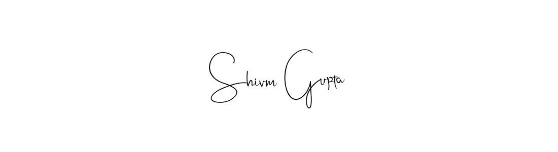 Once you've used our free online signature maker to create your best signature Andilay-7BmLP style, it's time to enjoy all of the benefits that Shivm Gupta name signing documents. Shivm Gupta signature style 4 images and pictures png