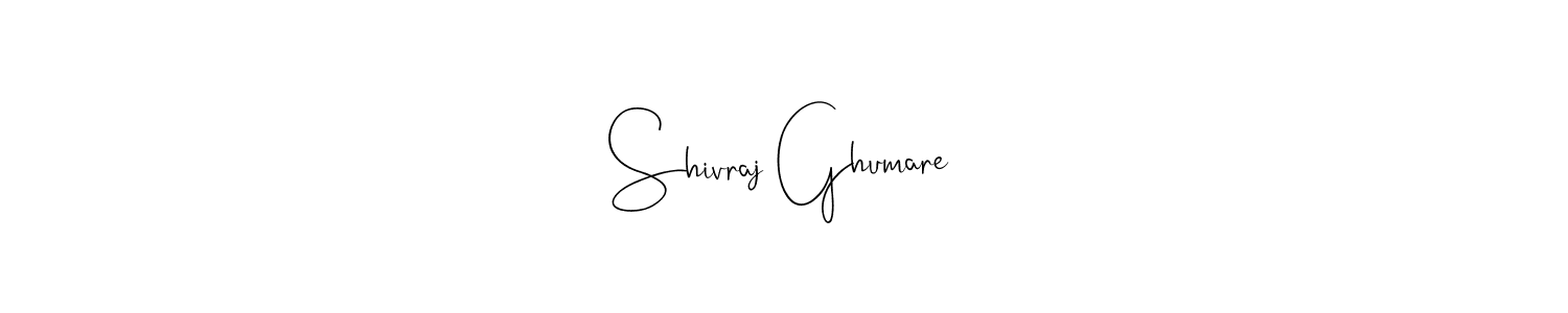 Similarly Andilay-7BmLP is the best handwritten signature design. Signature creator online .You can use it as an online autograph creator for name Shivraj Ghumare. Shivraj Ghumare signature style 4 images and pictures png