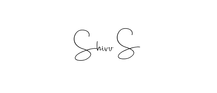 Also You can easily find your signature by using the search form. We will create Shivu S name handwritten signature images for you free of cost using Andilay-7BmLP sign style. Shivu S signature style 4 images and pictures png