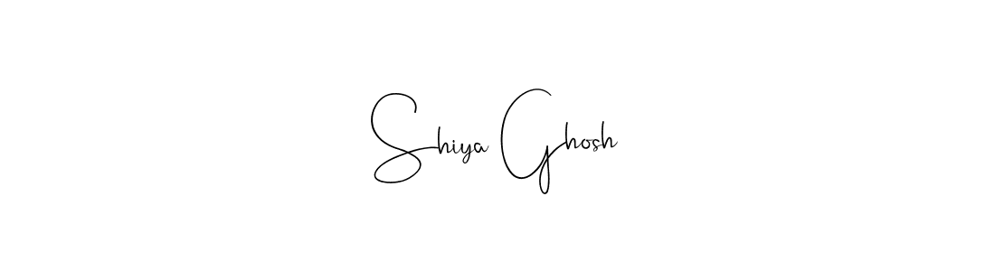 Shiya Ghosh stylish signature style. Best Handwritten Sign (Andilay-7BmLP) for my name. Handwritten Signature Collection Ideas for my name Shiya Ghosh. Shiya Ghosh signature style 4 images and pictures png