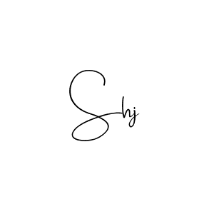 The best way (Andilay-7BmLP) to make a short signature is to pick only two or three words in your name. The name Shj include a total of six letters. For converting this name. Shj signature style 4 images and pictures png