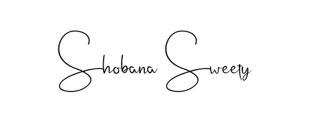Looking for an artistic signature for Shobana Sweety? The Andilay-7BmLP calligraphy style gives a sophisticated flow suitable for business cards and emails. Shobana Sweety signature style 4 images and pictures png