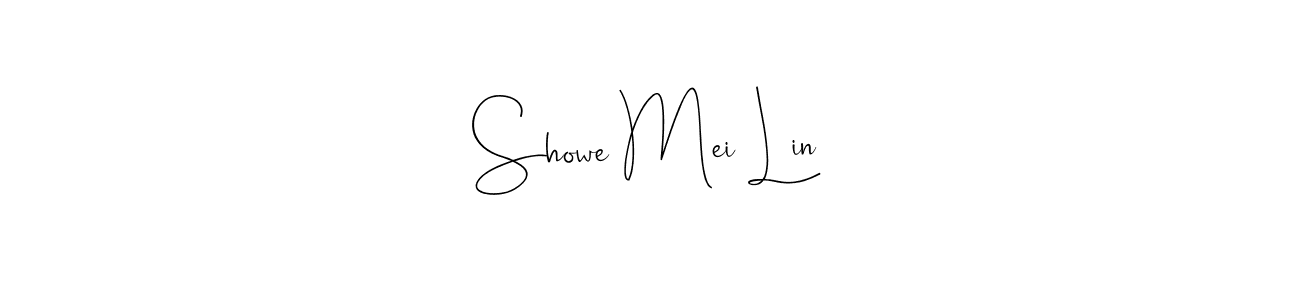 Showe Mei Lin stylish signature style. Best Handwritten Sign (Andilay-7BmLP) for my name. Handwritten Signature Collection Ideas for my name Showe Mei Lin. Showe Mei Lin signature style 4 images and pictures png