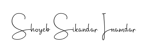 The Andilay-7BmLP signature style provides a bold statement for name Shoyeb Sikandar Inamdar. Designed for business owners, executives, and leaders. Shoyeb Sikandar Inamdar signature style 4 images and pictures png