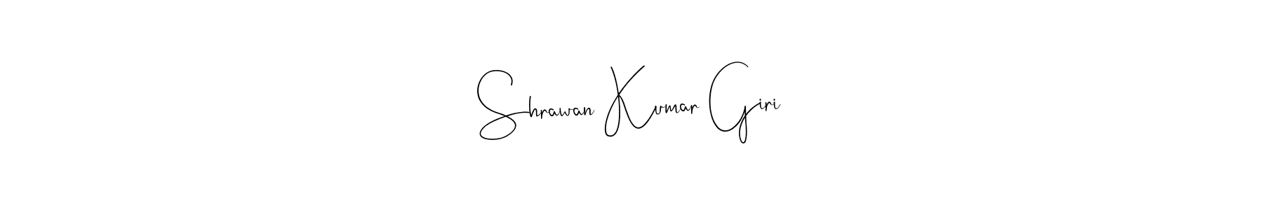 if you are searching for the best signature style for your name Shrawan Kumar Giri. so please give up your signature search. here we have designed multiple signature styles  using Andilay-7BmLP. Shrawan Kumar Giri signature style 4 images and pictures png