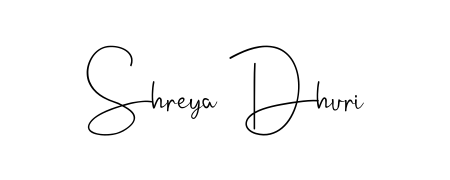 Personalize your online presence with Shreya Dhuri signature rendered in elegant Andilay-7BmLP font. Great for website footers and blogs. Shreya Dhuri signature style 4 images and pictures png
