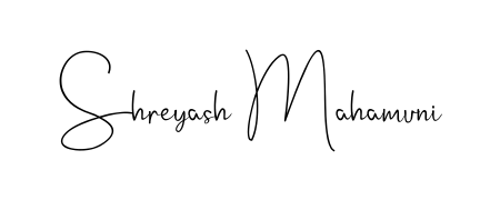 Make your name Shreyash Mahamuni memorable on every contract using Andilay-7BmLP autograph style. Instant transparent background export available. Shreyash Mahamuni signature style 4 images and pictures png