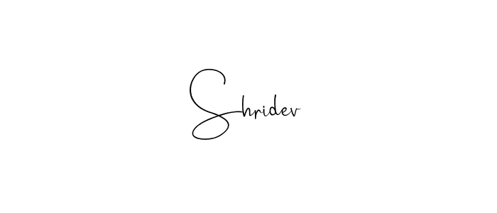 Also we have Shridev name is the best signature style. Create professional handwritten signature collection using Andilay-7BmLP autograph style. Shridev signature style 4 images and pictures png