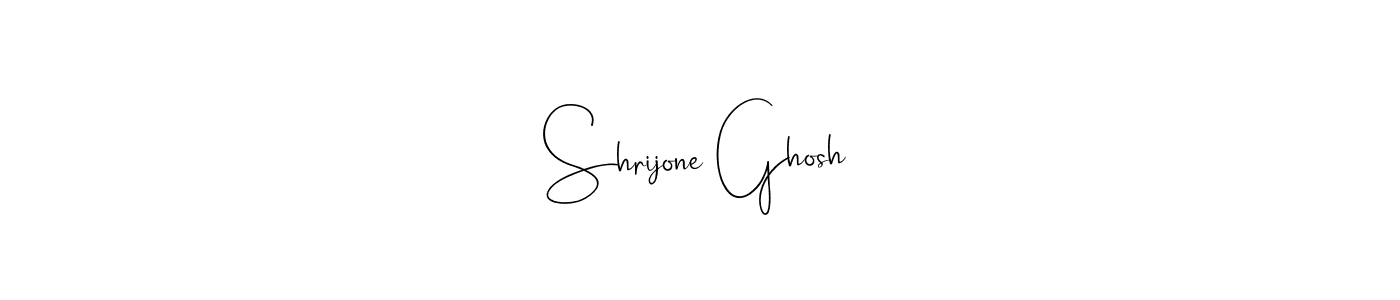 You can use this online signature creator to create a handwritten signature for the name Shrijone Ghosh. This is the best online autograph maker. Shrijone Ghosh signature style 4 images and pictures png