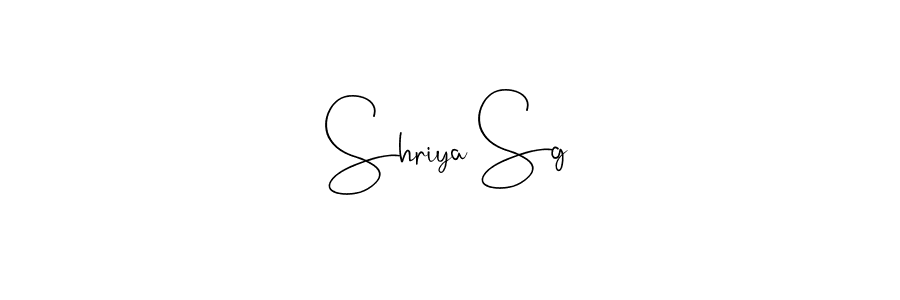 Also we have Shriya Sg name is the best signature style. Create professional handwritten signature collection using Andilay-7BmLP autograph style. Shriya Sg signature style 4 images and pictures png