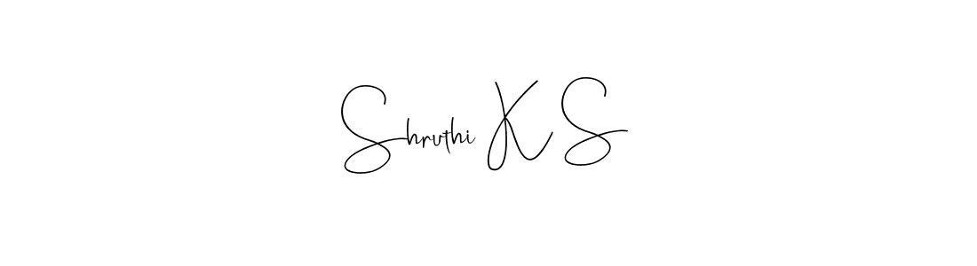 Best and Professional Signature Style for Shruthi K S. Andilay-7BmLP Best Signature Style Collection. Shruthi K S signature style 4 images and pictures png