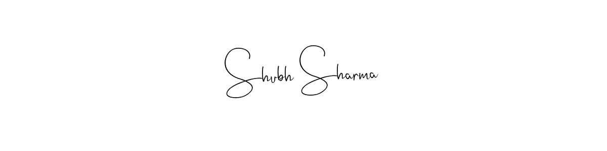 Also we have Shubh Sharma name is the best signature style. Create professional handwritten signature collection using Andilay-7BmLP autograph style. Shubh Sharma signature style 4 images and pictures png