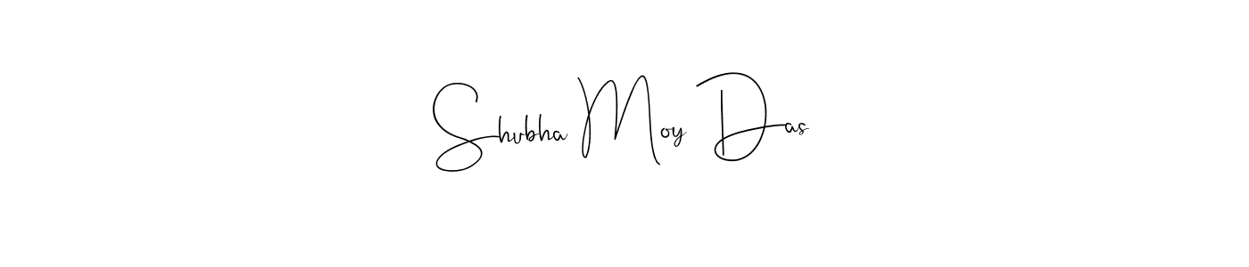 How to make Shubha Moy Das name signature. Use Andilay-7BmLP style for creating short signs online. This is the latest handwritten sign. Shubha Moy Das signature style 4 images and pictures png